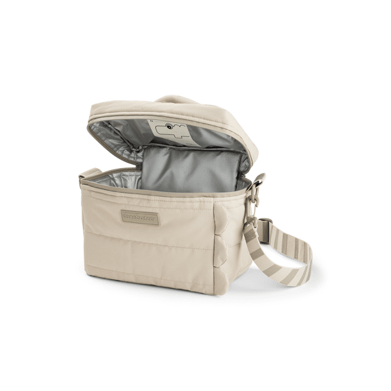 Done By Deer Quilted Insulated Bag Croco Sand