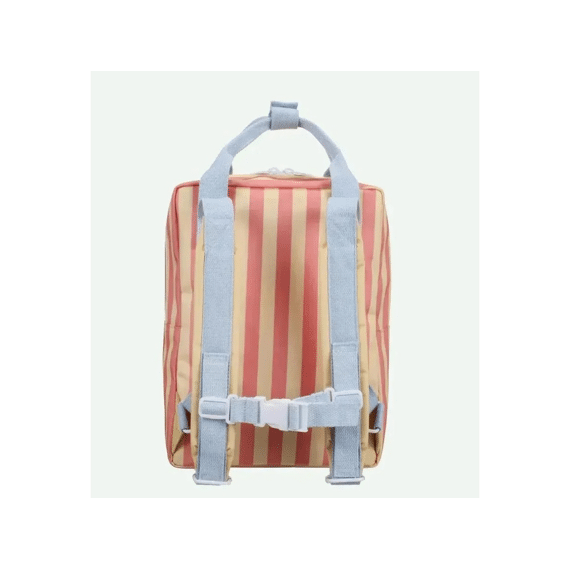 Sticky Lemon Rugzak Medium Wonders Envelope Stripes Coral Pink/ Sandy Yellow
