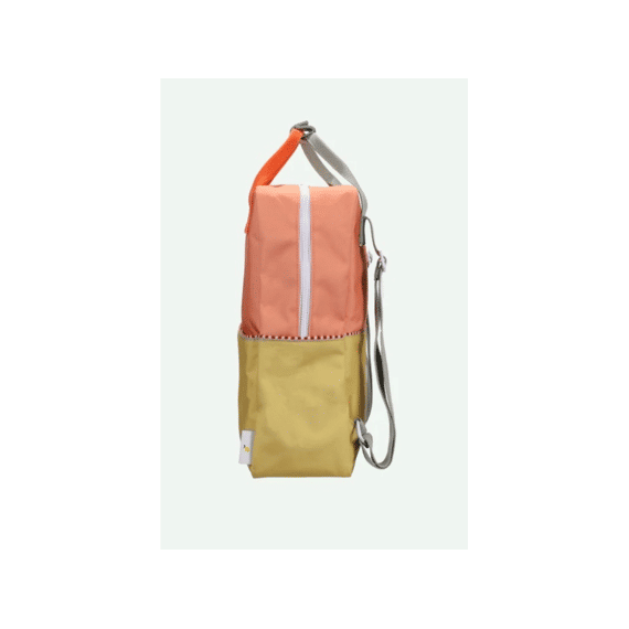 Sticky Lemon Rugzak Large Wonders Colourblocking Coral Pink/red Green