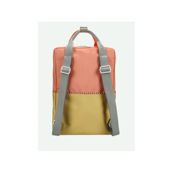 Sticky Lemon Rugzak Large Wonders Colourblocking Coral Pink/red Green