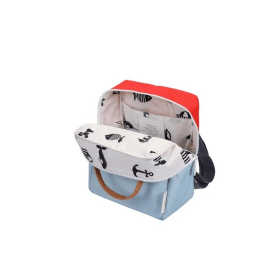 Sticky Lemon Kleuterrugzakje Wonders Colourblocking Red Hat/zissou Blue