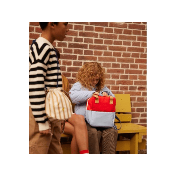 Sticky Lemon Kleuterrugzakje Wonders Colourblocking Red Hat/zissou Blue