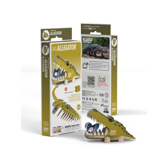 Eugy 3d Model Wild Dier Alligator