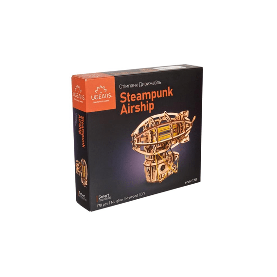 Ugears Modelbouw Mini Steampunk Zeppelin