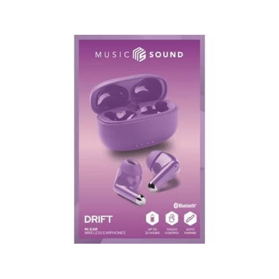 Cellularline Music Sound Drift In-ear Hoofdtelefoon Paars