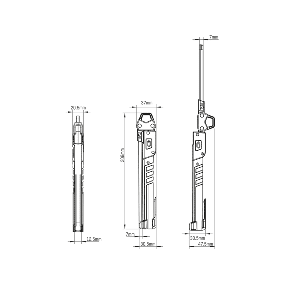 Leds Work Herlaadbare Led Handlamp 600lm 5000k 5.92w
