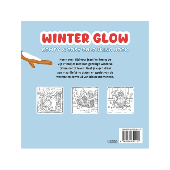 Winter Glow Cosy Colouring