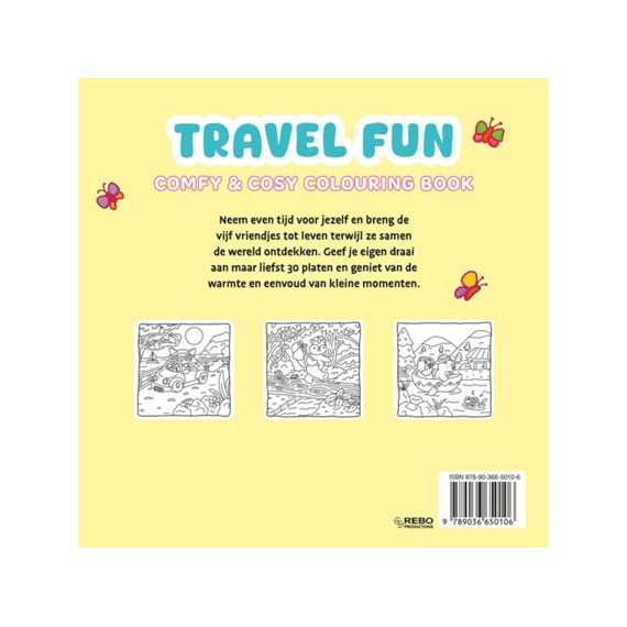 Travel Fun Cosy Colouring