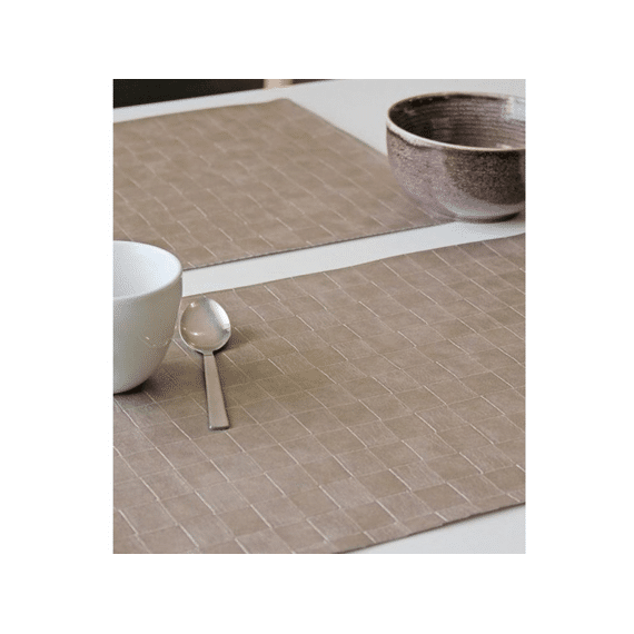 Finesse Placemat Polyline 30x43cm Nilo Taupe