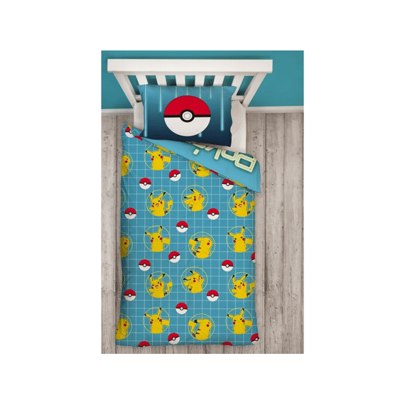 Dekbedovertrek Pokemon Pikachu 140x200cm
