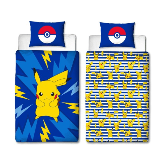 Dekbedovertrek Pokemon Blauw 140x200cm