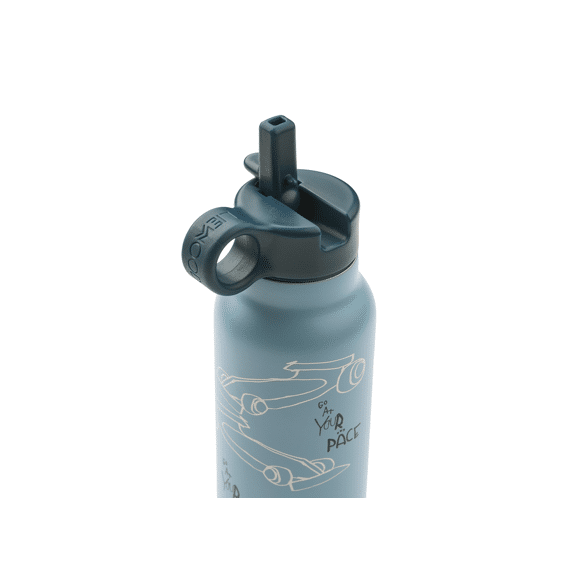 Liewood Drinkfles Falk 350ml Race Cars / Beach Blue