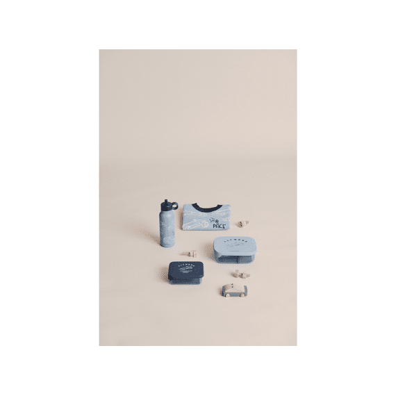 Liewood Snackbox Ako Tritan Race Car / Classic Navy
