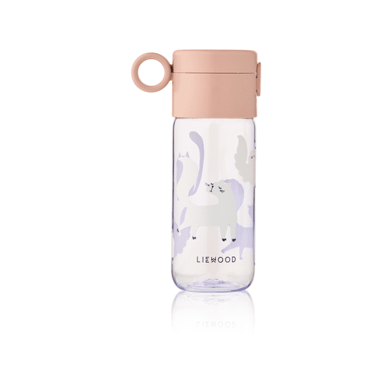 Liewood Waterfles Clemence 350ml Cat / Warm Lilac