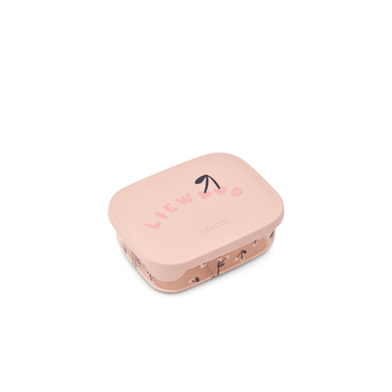 Liewood Lunchbox Arthur Tritan Cherry Heart / Rosey