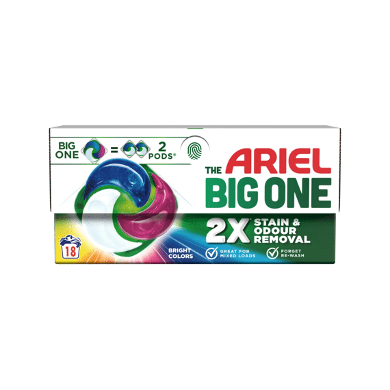 Ariel Wasmiddel Tab Stain & Odour Removal 18sc 653.4gr