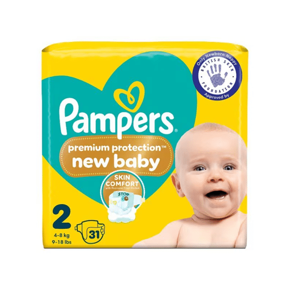Pampers Premium Protection New Baby 4-8kg Nr2 31st