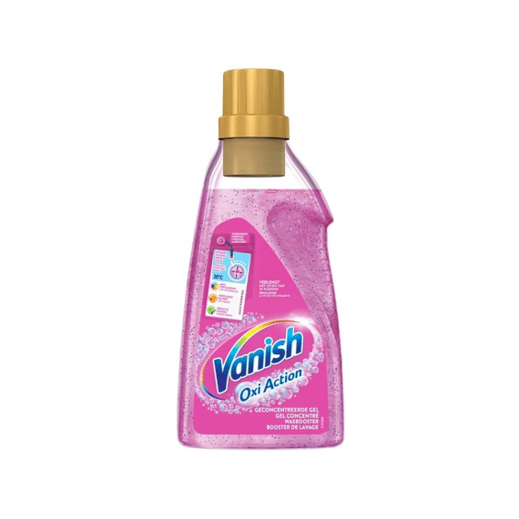 Vanish Vlekverwijderaar Vloeibaar Gel Oxi Action Wasbooster Gel Pink 1.5l