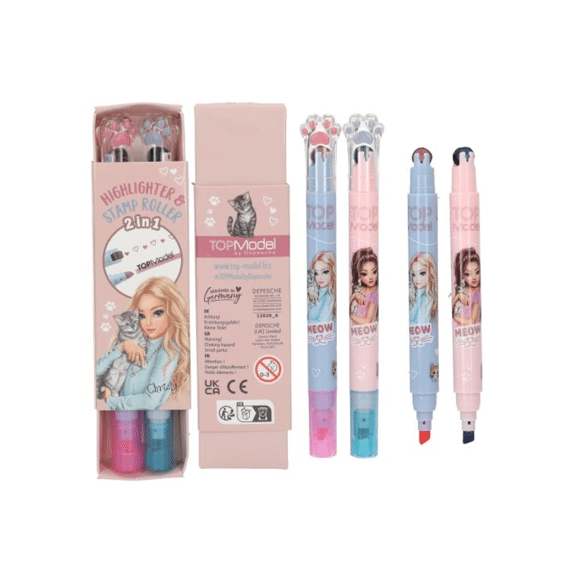 Topmodel Tekstmarker En Stempelrol Assortiment