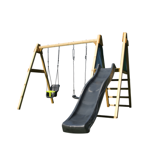 Bnb Woods Schommel Maria Met Glijbaan Antraciet