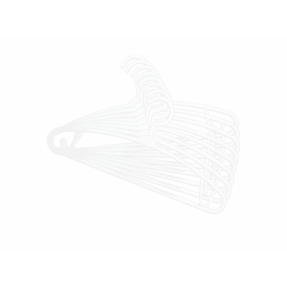 Bojungle Kledingshangers Wit 8stuks