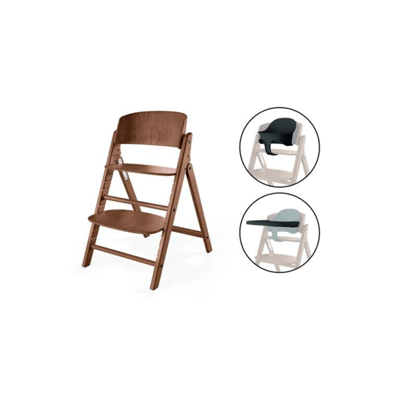 Cybex Click&fold Eetstoel 3in1 Set Dark Natural