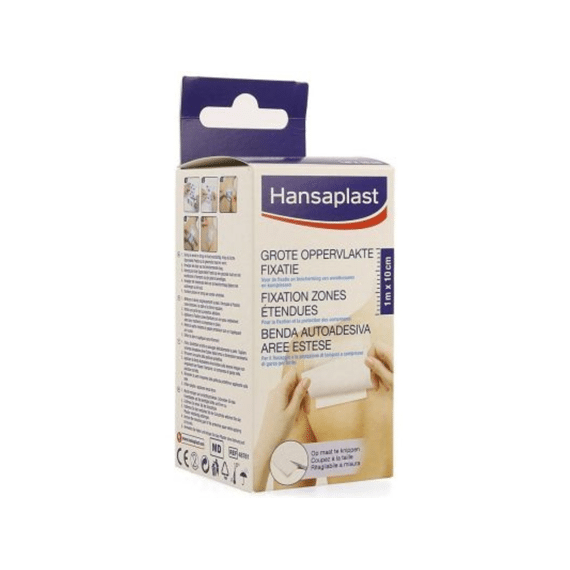 Hansaplast Pleister Grote Oppervlakte Fixatie 1mx10cm