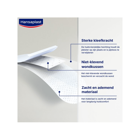Hansaplast Sensitive Xxl 8x10cm 5 Strips