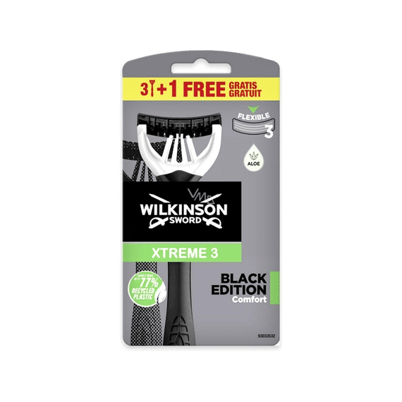 Wilkinson Scheersysteem Wegwerp Xtreme3 Black Edition 4st