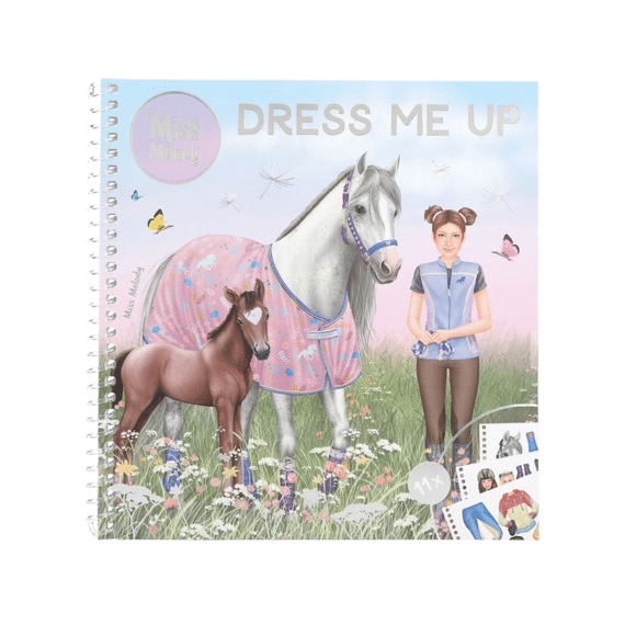 Miss Melody Dress Me Up Stickerboek