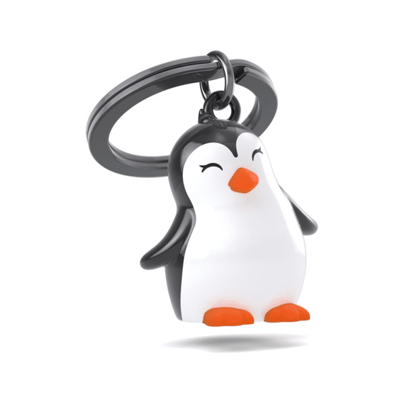 Metalmorphose Sleutelhanger Pinguin