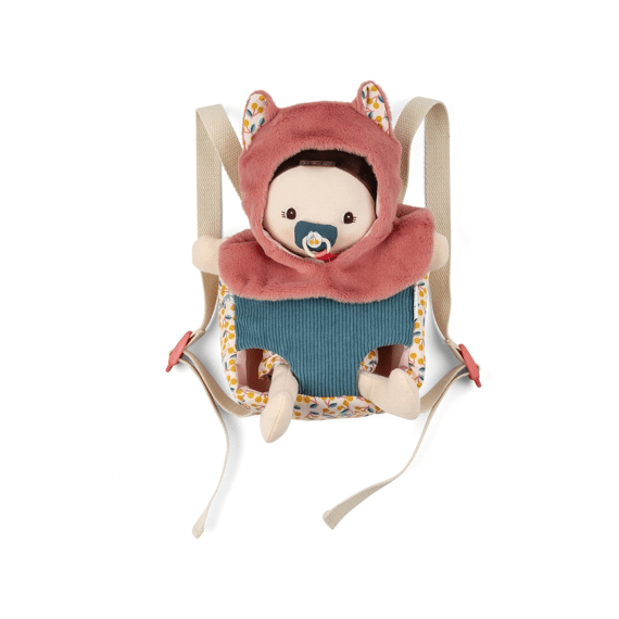 Lilliputiens Pop Jeanne En Poppendraagzak