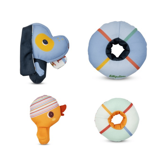 Lilliputiens Badspeelgoed Jules En Gaspard In Het Water