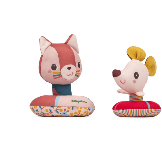 Lilliputiens Badspeelgoed Jeanne En Nina In Het Water