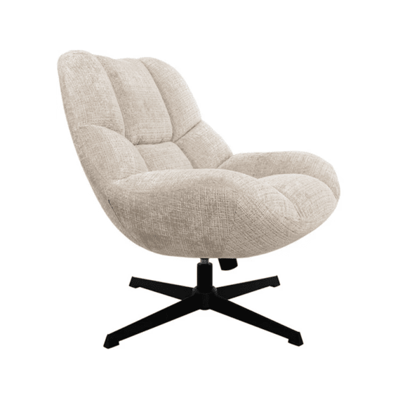 Chuck Draaifauteuil 360 + Rock System Cremona Naturel