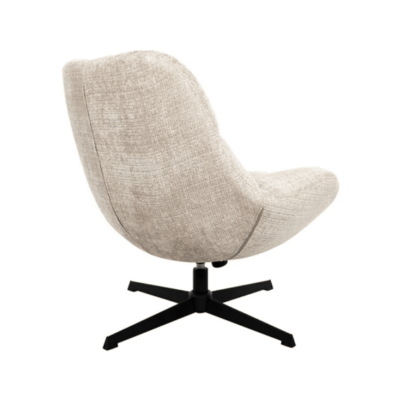 Chuck Draaifauteuil 360 + Rock System Cremona Naturel