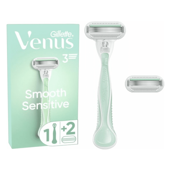 Venus Scheersysteem Smooth Sensitive Met 2 Scheermesjes