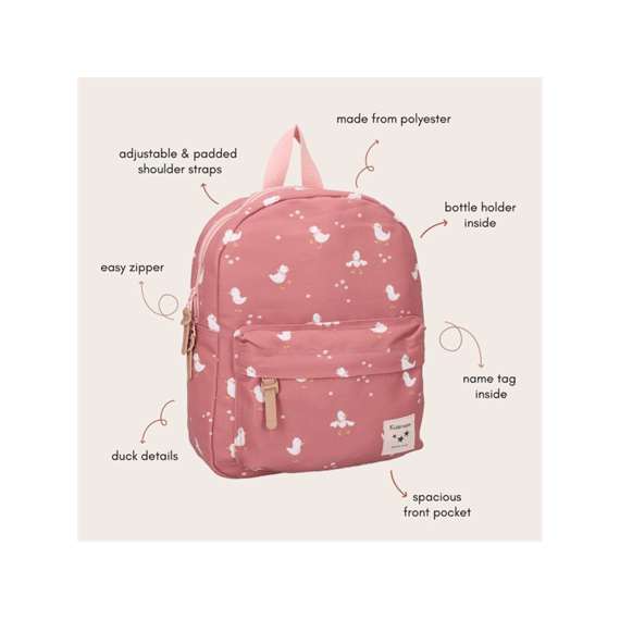 Kidzroom Kleuterrugzak Little Story Brown