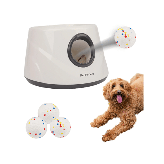 Pet Perfect Automatische Ballenwerper - Grijs - S