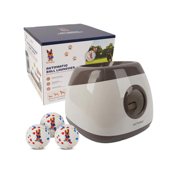 Pet Perfect Automatische Ballenwerper - Grijs - Xl