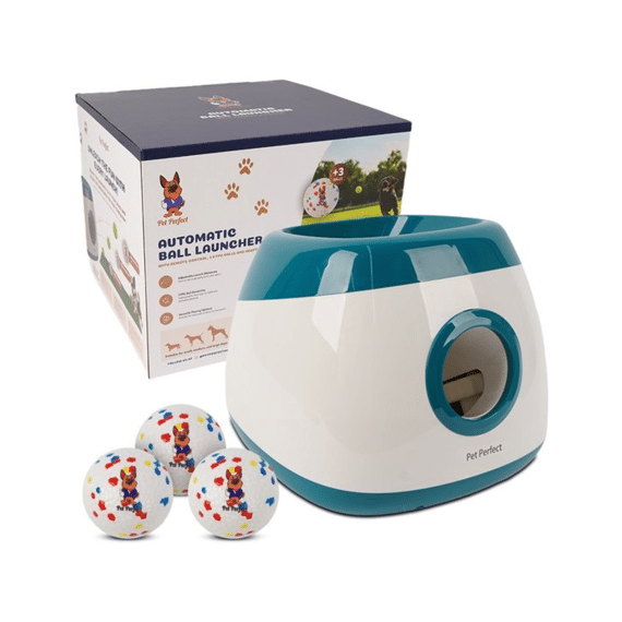 Pet Perfect Automatische Ballenwerper - Blauw - Xl