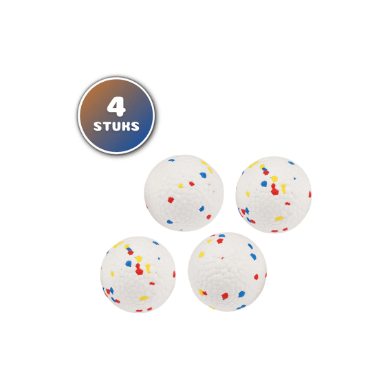 Pet Perfect Etpu Ballen - 58mm - 4 Stuks (bw S&m)