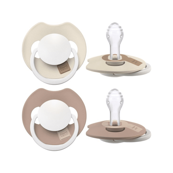 Difrax Dynamic Fopspeen 6-18m Prime Glow Ivory