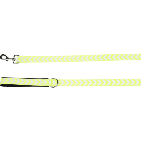 Hond Looplijn Fergu Fluo Geel 2m  25mm