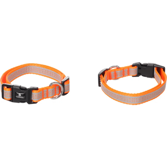 Hond Halsband Fierro Fluo Oranje S  30-45cm 15mm