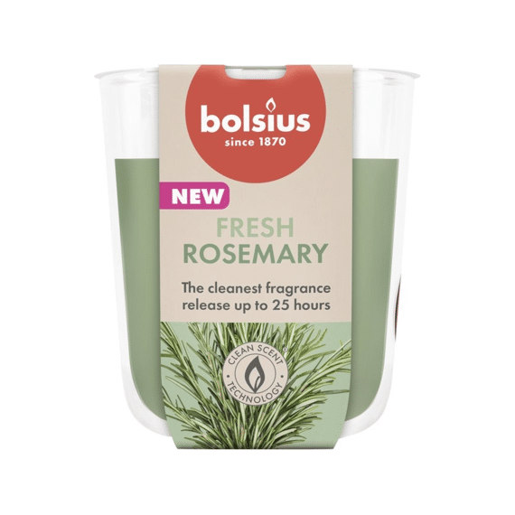 Bolsius Geurglas 80/73 True Scents Rosemary