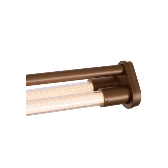 Lucide Janderin - Hanglamp - Led Dimbaar 2x16.5w 2200k/3300k Champagne Kleur