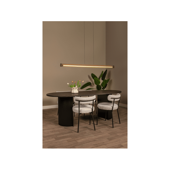 Lucide Janderin - Hanglamp - Led Dimbaar 2x16.5w 2200k/3300k Champagne Kleur