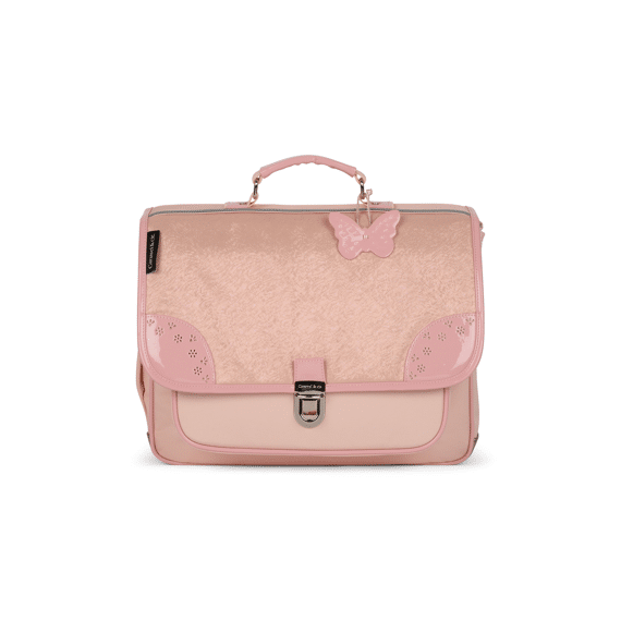 Caramel & Cie Boekentas 38cm Pearl Blush Oxford