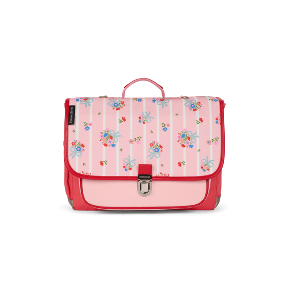 Caramel & Cie Boekentas 38cm Coral Blossom